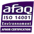 GMM est certifiée ISO 14001 par l'AFNOR