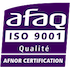 GMM est certifiée ISO 9001 par l'AFNOR